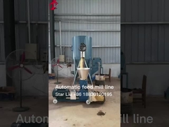 Pollo 1 o 2 tonnellate Piccolo foraggio per polli Macchine a stella automatica completa