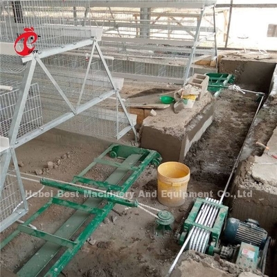Ada automatico della macchina di rimozione del concime della ruspa spianatrice e della cinghia dell'azienda agricola di pollo del pollame 380V