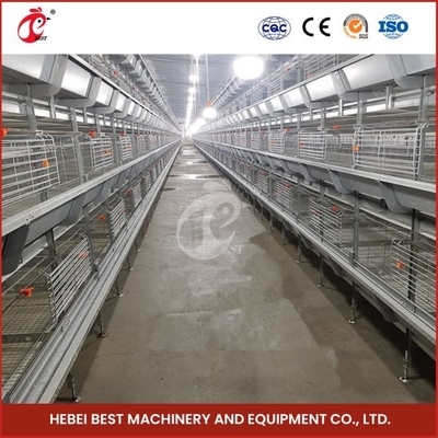 Gabbia per polli di pollo a forma di H con porta scorrevole 450 cm2 Area/Installazione video per uccelli inclusa Ada
