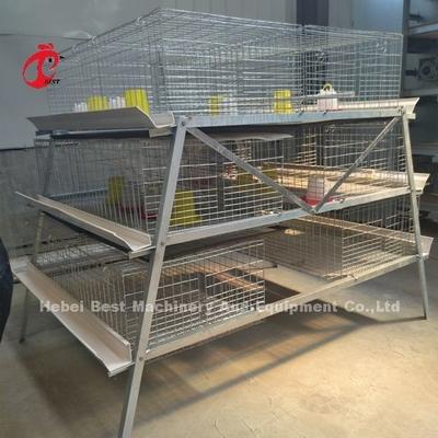 Cage a batteria galvanizzata ad alta resistenza per pollame