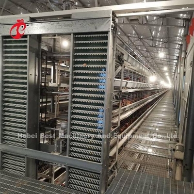 Il sistema automatico della gabbia in batteria del pollame ha ricoperto il cavo di durata della vita lunga Nigeria sabbiosa