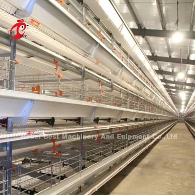Tipo attrezzatura della batteria dell'azienda avicola di strato con la macchina d'alimentazione automatica 9 Tires Mia
