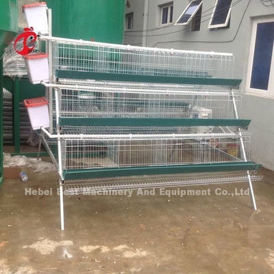 Gabbie in batteria galvanizzate elettriche Emily dello strato di ruggine della gabbia dell'azienda avicola di strato anti
