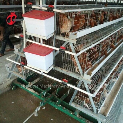 Il concime della ruspa spianatrice della pollina del sistema della gabbia che pulisce 3 tipi irida
