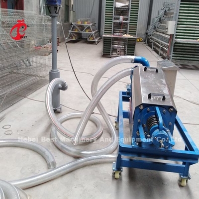 Ruspa spianatrice riciclata del sistema di elaborazione del concime di 380V 8kw per l'iride dell'azienda avicola