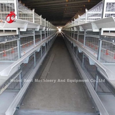 Tipo CE della gabbia del pollo da carne, attrezzatura automatica piena Adela di H della gabbia della griglia