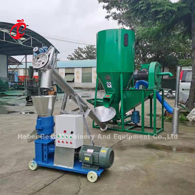 Smerigliatrice Feed Processing System 3kw del miscelatore dell'alimentazione 0,5 tonnellate per bestiame Emily